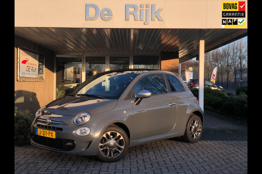 Fiat 500 1.0 Hybrid Rockstar | Pano, Carplay/Android, Half leder, PDC, Cruise, Airco, DAB | Dealeronderhouden | NAP |