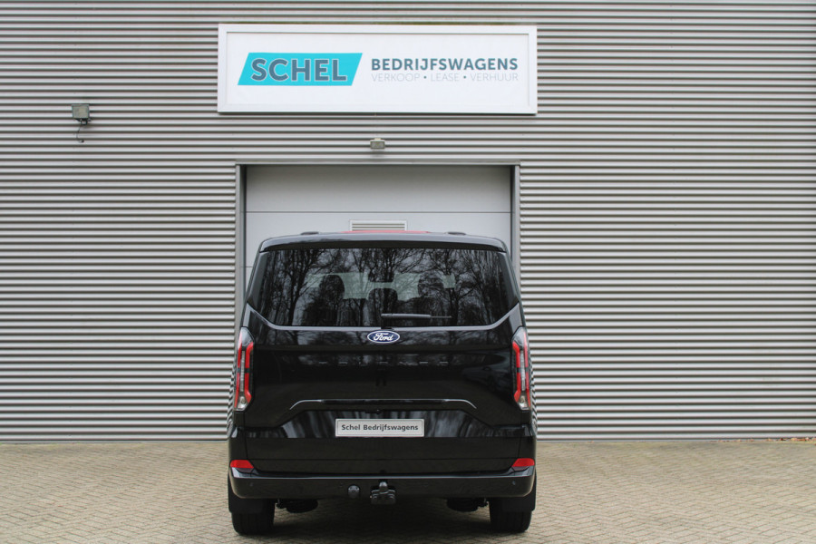 Ford Tourneo Custom 320 2.0 TDCI L2H1 Titanium X DC 170pk - Adaptive Cruise - LED - Blind Spot - Leder - Navigatie - 360 Camera - Trekhaak -