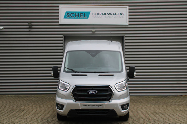 Ford Transit 350 2.0 TDCI L3H2 Limited 165pk - Adaptive Cruise - Luchtvering - Blind Spot - 360 camera - Navigatie - Stoelverwarming - Trekha