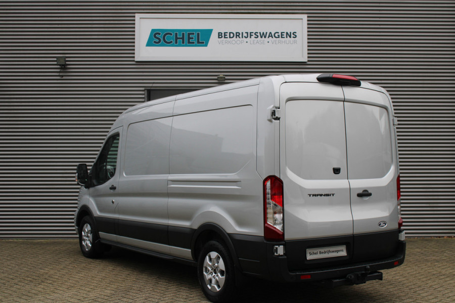 Ford Transit 350 2.0 TDCI L3H2 Limited 165pk - Adaptive Cruise - Luchtvering - Blind Spot - 360 camera - Navigatie - Stoelverwarming - Trekha