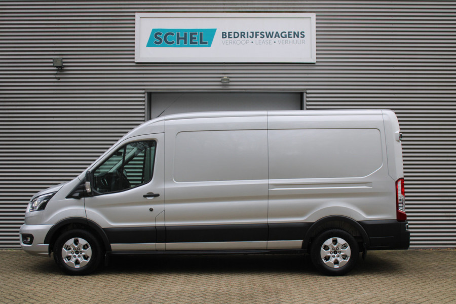 Ford Transit 350 2.0 TDCI L3H2 Limited 165pk - Adaptive Cruise - Luchtvering - Blind Spot - 360 camera - Navigatie - Stoelverwarming - Trekha