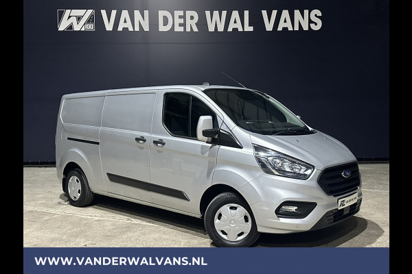 Ford Transit Custom 2.0 TDCI 131pk L2H1 Euro6 Airco | Navigatie | LED | Cruisecontrol | Trekhaak Android Auto, Verwarmde voorruit, Parkeersensoren, Bijrijdersbank