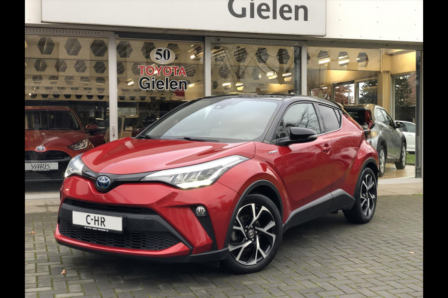 Toyota C-HR 2.0 Hybrid 184pk Style Bi-Tone | Dodehoekherkenning, Stoel + Stuurverwarming, Keyless, CarPlay, Parkeersensoren