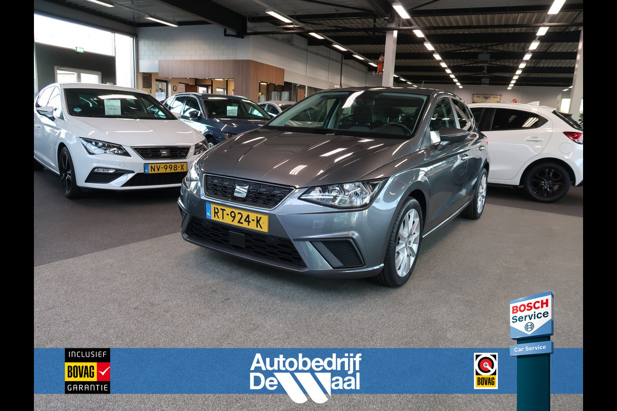 Seat Ibiza 1.0 TSi 95pk Style Bns. Intense 5-drs. CAMERA/CARPLAY/NAVI/ADAPT.CRUISE/PDC/17INCH