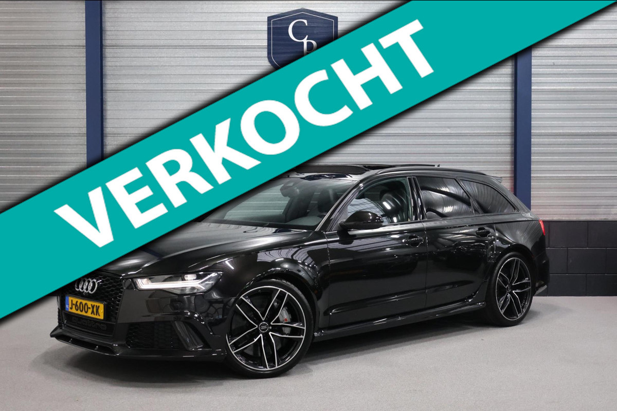 Audi RS6 Avant 4.0 TFSI quattro performance 605+PK AKRAPOVIC/KERAMISCH/CARBON/PANO/LEER+S.VERWARMING/21" LMV/360/12 MDN GARANTIE