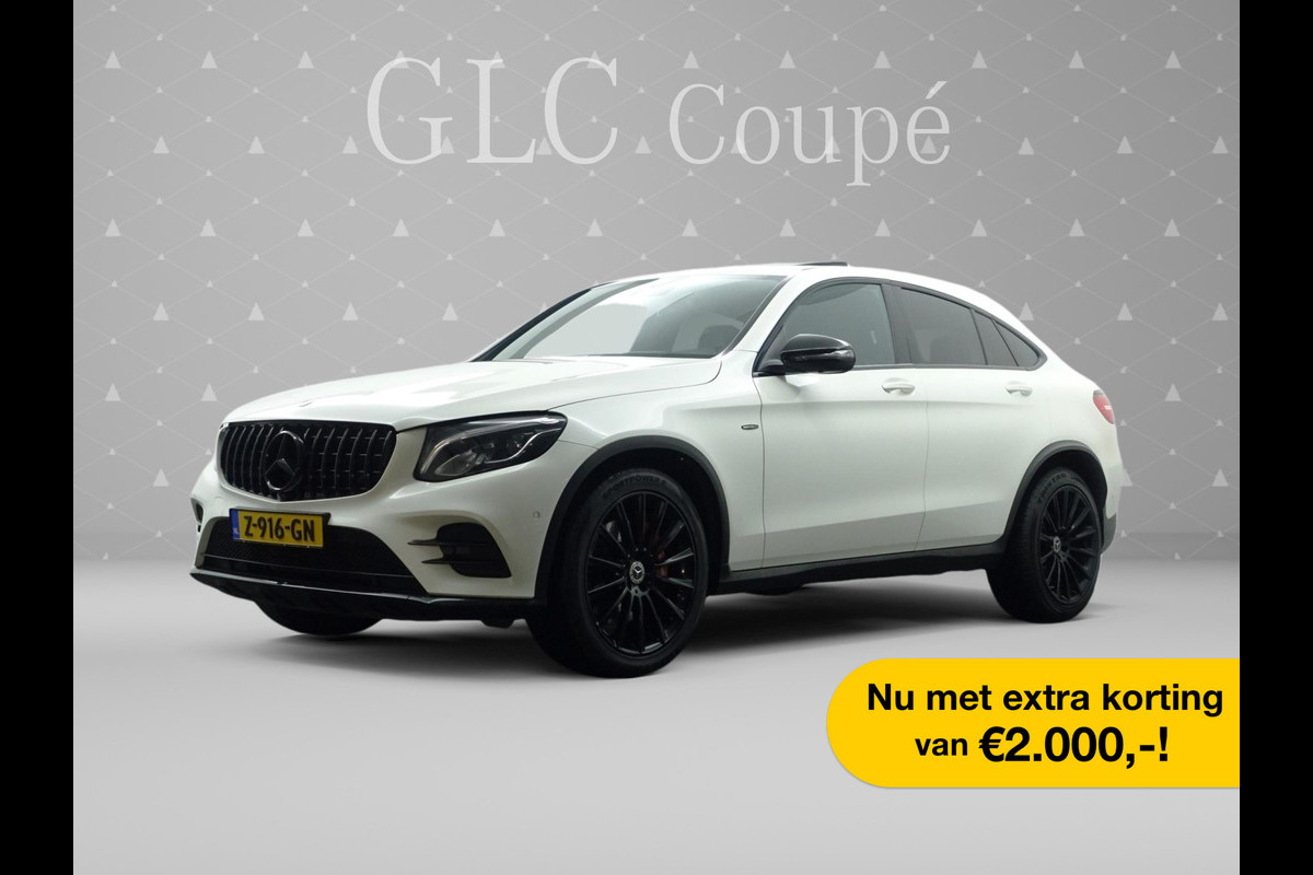 Mercedes-Benz GLC Coupé 250 4MATIC AMG Sport Edition Premium Plus 9G Aut- Leer I Open dak I Camera I Burmester I Sfeerverl I Full