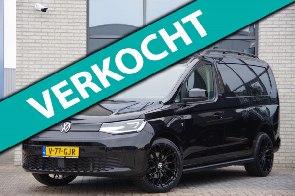 Volkswagen Caddy Cargo Maxi L2 BLACK EDITION TDI 122PK AUT. LED, LEDER, ACC, CAMERA, GR NAVI, STOELVERW. PDC, AIRCO, APPLE CARPLA