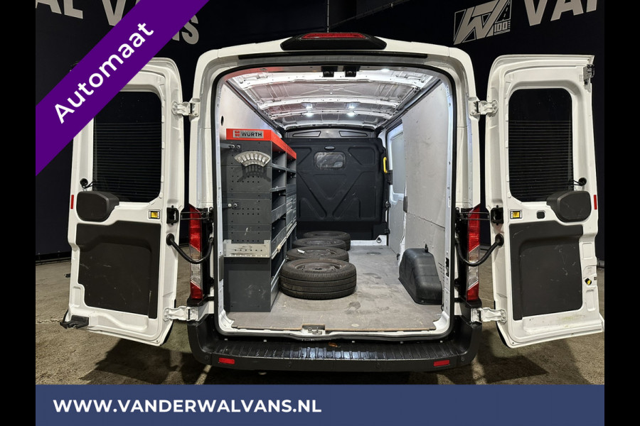 Ford Transit 2.0 TDCI 131pk Automaat L3H2 Euro6 Airco | Cruisecontrol | Verwarmde voorruit Parkeersensoren, Bijrijdersbank