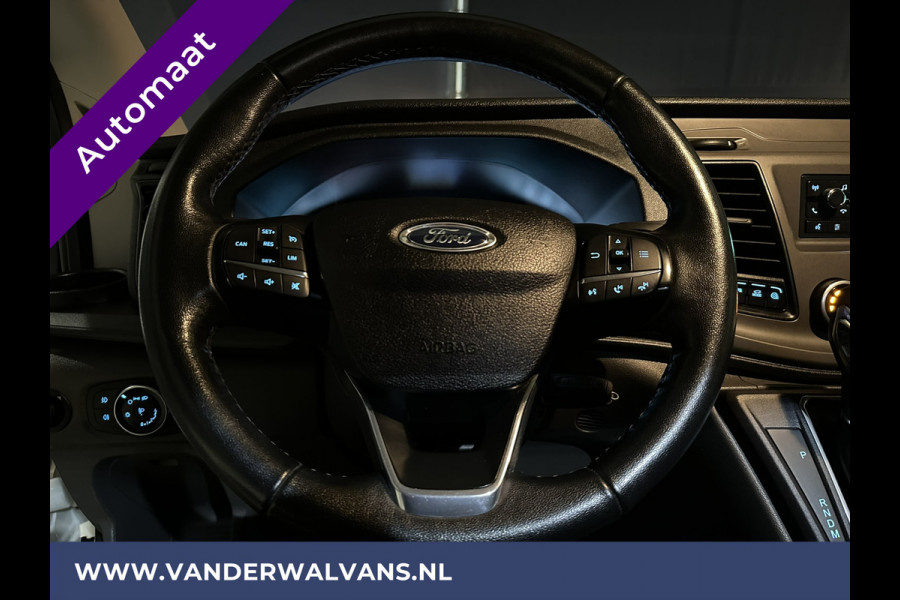 Ford Transit 2.0 TDCI 131pk Automaat L3H2 Euro6 Airco | Cruisecontrol | Verwarmde voorruit Parkeersensoren, Bijrijdersbank