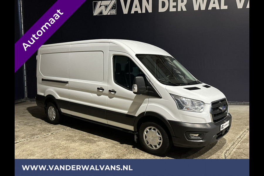 Ford Transit 2.0 TDCI 131pk Automaat L3H2 Euro6 Airco | Cruisecontrol | Verwarmde voorruit Parkeersensoren, Bijrijdersbank