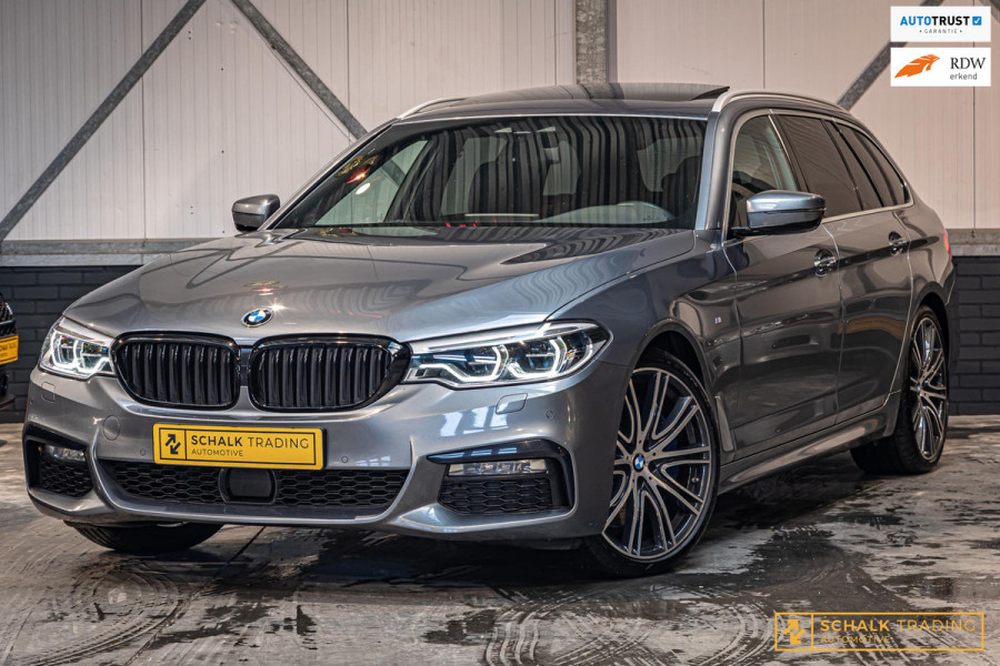 BMW 5 Serie Touring 540i xDrive High Executive|Pano|Cam|H&K