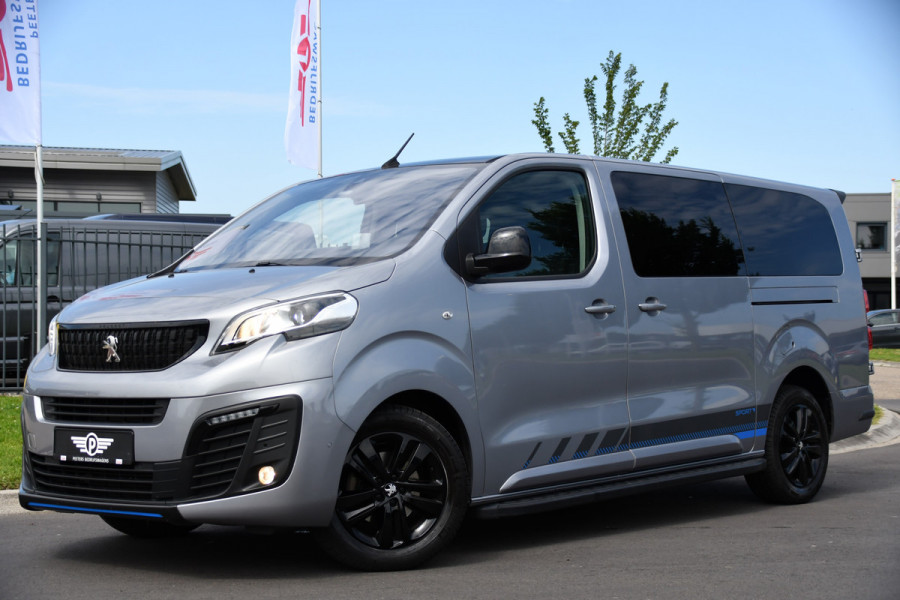 Peugeot Expert 2.0 BlueHDI 180 Long Sport DC 98/350 Limited Edition 360 Camera, Cruise, 177PK, Automaat, Sensoren, LED, Leder, 2 x Schuifdeur, UNIEK!