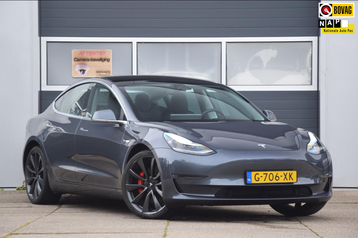 Tesla Model 3 Performance 75 kWh WINTERBANDEN EN ZOMERBANDEN