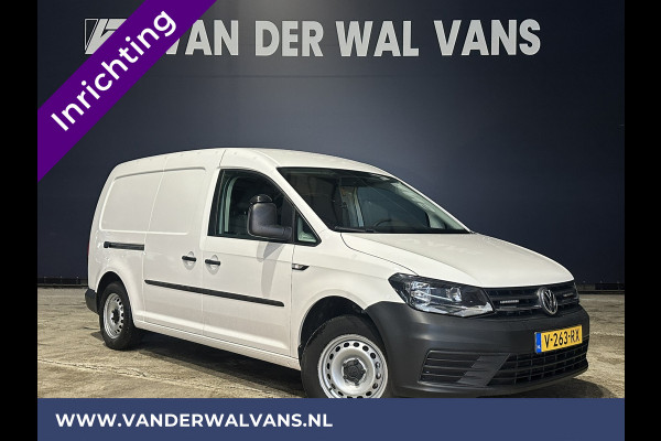 Volkswagen Caddy 2.0 TDI 102pk L2H1 Maxi inrichting Euro6 Airco | Navigatie | Apple Carplay | Android Auto | 1500kg Trekhaak Cruisecontrol, Zijdeur