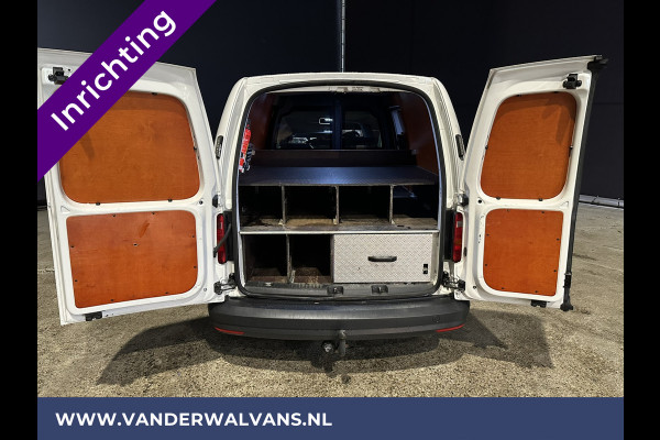 Volkswagen Caddy 2.0 TDI 102pk L2H1 Maxi inrichting Euro6 Airco | Navigatie | Apple Carplay | Android Auto | 1500kg Trekhaak Cruisecontrol, Zijdeur