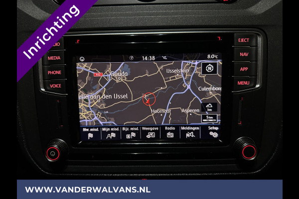 Volkswagen Caddy 2.0 TDI 102pk L2H1 Maxi inrichting Euro6 Airco | Navigatie | Apple Carplay | Android Auto | 1500kg Trekhaak Cruisecontrol, Zijdeur