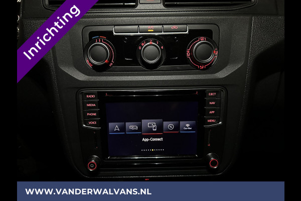 Volkswagen Caddy 2.0 TDI 102pk L2H1 Maxi inrichting Euro6 Airco | Navigatie | Apple Carplay | Android Auto | 1500kg Trekhaak Cruisecontrol, Zijdeur