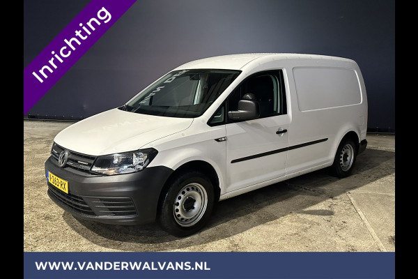 Volkswagen Caddy 2.0 TDI 102pk L2H1 Maxi inrichting Euro6 Airco | Navigatie | Apple Carplay | Android Auto | 1500kg Trekhaak Cruisecontrol, Zijdeur