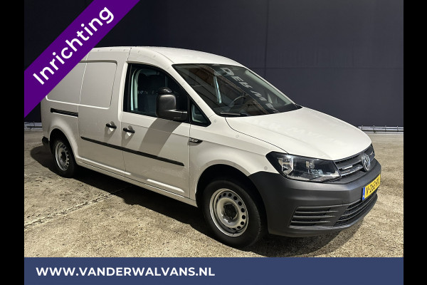 Volkswagen Caddy 2.0 TDI 102pk L2H1 Maxi inrichting Euro6 Airco | Navigatie | Apple Carplay | Android Auto | 1500kg Trekhaak Cruisecontrol, Zijdeur