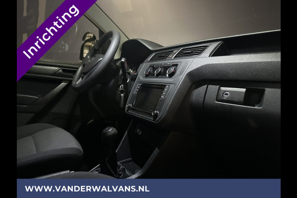 Volkswagen Caddy 2.0 TDI 102pk L2H1 Maxi inrichting Euro6 Airco | Navigatie | Apple Carplay | Android Auto | 1500kg Trekhaak Cruisecontrol, Zijdeur