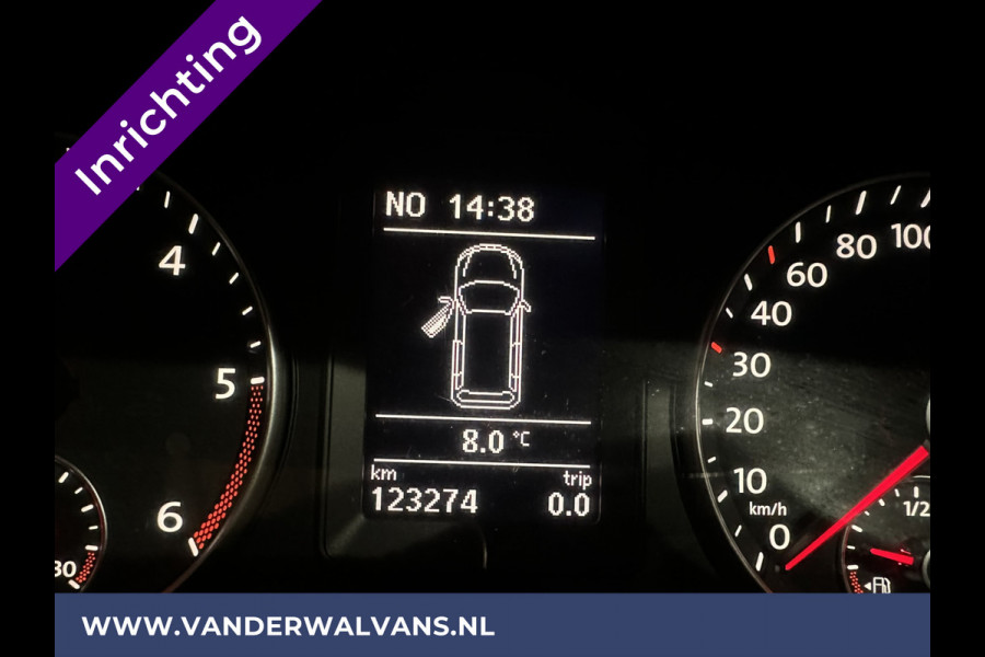 Volkswagen Caddy 2.0 TDI 102pk L2H1 Maxi inrichting Euro6 Airco | Navigatie | Apple Carplay | Android Auto | 1500kg Trekhaak Cruisecontrol, Zijdeur