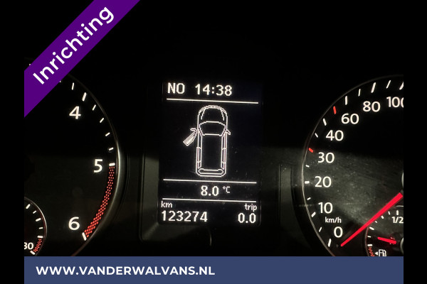 Volkswagen Caddy 2.0 TDI 102pk L2H1 Maxi inrichting Euro6 Airco | Navigatie | Apple Carplay | Android Auto | 1500kg Trekhaak Cruisecontrol, Zijdeur