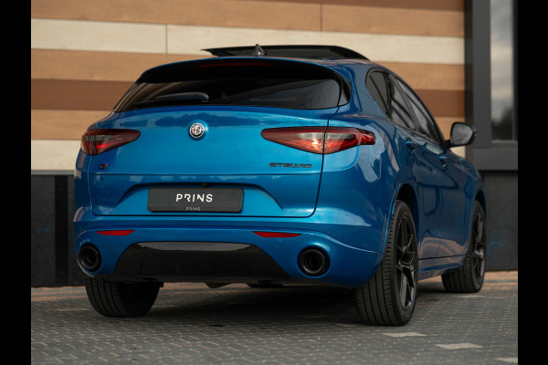 Alfa Romeo Stelvio 2.0T 280pk AWD Veloce | MY21 | Pano-dak | Adapt. cruise | Carplay | 20 inch | Blu Misano | Camera