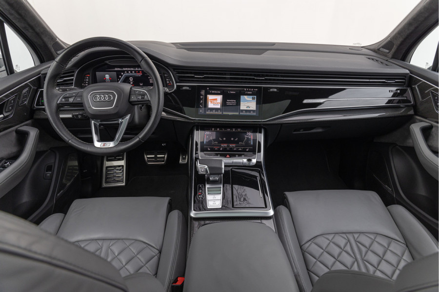 Audi SQ7 4.0 TFSI 507pk Quattro B&O Advanced HuD Pano Nachtzicht 4-wielsturing S-stoelen