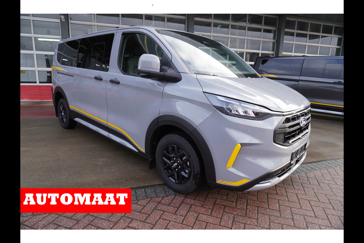 Ford Transit Custom 320L 2.0 TDCI 170PK L2H1 Trail DubbelCabine AWD Automaat Schuifdeur L/R Nr. V113 | Climate | Adap.Cruise | Navi | 360Camera | Blis