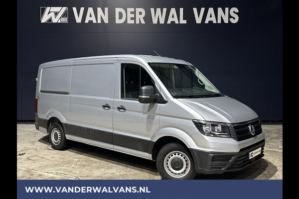 Volkswagen Crafter 2.0 TDI 141pk L3H2 L2H1 Euro6 Airco | Navigatie | Apple Carplay | Android Auto | Trekhaak Parkeersensoren, Bijrijdersbank