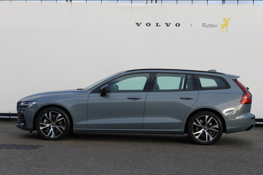 Volvo V60 B3 177PK Automaat Plus Dark Google infotainment / Schuif kanteldak / Dode hoekherkenning(BLIS) / Adaptieve Cruise control / Semi elektrisch wegklapbare trekhaak / Pilot assist / 360 graden parkeercamera