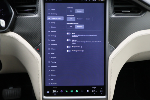 Tesla Model X 100D AWD 6p. Autopilot, Climate, LED, Luchtvering, Camera, Leer, Navigatie, Trekhaak, 20''