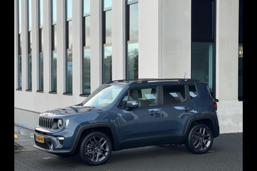 Jeep Renegade 4xe 240 Plug-in Hybrid Electric S, leder interieur, afn trekhaak, nw prijs € 47600,- 1 e eigenaar, nl auto met nap