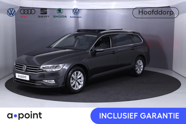 Volkswagen Passat Variant 1.5 TSI Business 150 pk Automaat (DSG) | Private lease vanaf 690,- pm | Verlengde garantie | Navigatie | Panoramadak | Elektr. trekhaak | Parkeersensoren | Achteruitrijcamera |