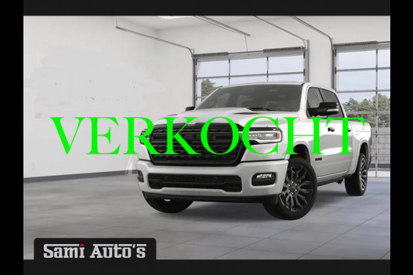 Dodge Ram 1500 LIMITED NIGHT H.O 540PK 706 Nm | XB9 | MASSAGE | BOM VOL | PW7 WHITE | CREW CAB | DUBBELE CABINE | GRIJSKENTEKEN | €99950,- EXCL BTW | VOORRAAD 2276 - 7667