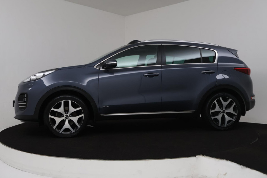 Kia Sportage 1.6 T-GDI 4WD GT-Line PlusLine (PANORAMADAK, TREKHAAK, STOELVERWARMING, JBL, CARPLAY, GOED ONDERHOUDEN)