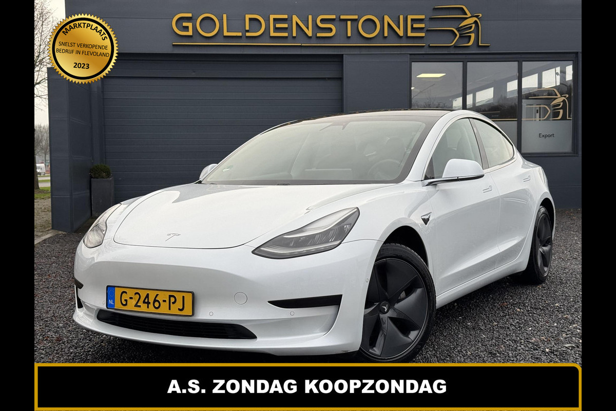 Tesla Model 3 Standard RWD Plus 60 kWh 1e Eigenaar,Panodak,Leder,Afn.Trekhaak,Adaptive Cruise,NL Auto,N.A.P,APK tot 11-2025