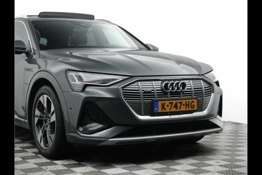 Audi e-tron 55 quattro 408pk S edition (panodak,B&O,sfeerverlichting,360,leer,matrix)