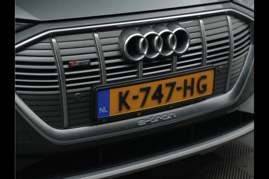 Audi e-tron 55 quattro 408pk S edition (panodak,B&O,sfeerverlichting,360,leer,matrix)