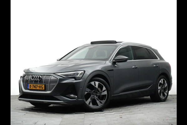 Audi e-tron 55 quattro 408pk S edition (panodak,B&O,sfeerverlichting,360,leer,matrix)