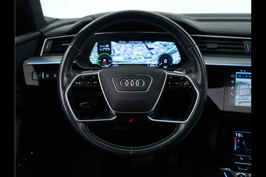 Audi e-tron 55 quattro 408pk S edition (panodak,B&O,sfeerverlichting,360,leer,matrix)