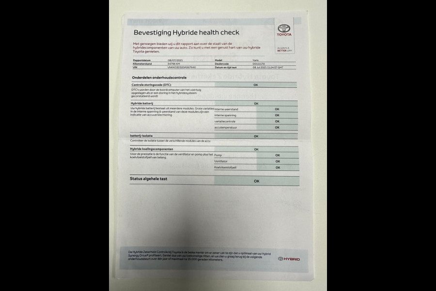 Toyota Yaris 1.5 Hybrid Dynamic 1 JAAR GARANTIE