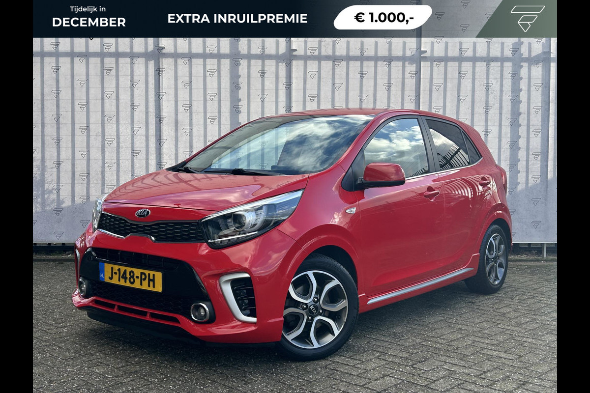 Kia Picanto 1.0 MPi GT-Line Edition | Camera | Navi | Airco | Leder | Apple CarPlay/Android Auto | 15" Velgen | Cruise | LED |