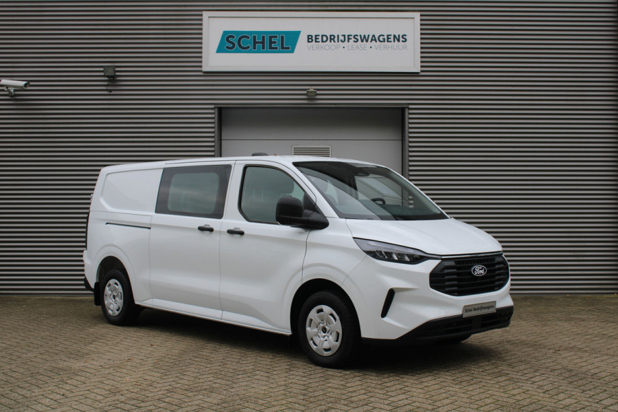 Ford Transit Custom 320 2.0 TDCI L2H1 Trend DC 136pk - Carplay - Android - Camera - Trekhaak - LED koplampen - Stoel + Stuurverwarming - Rijklaar