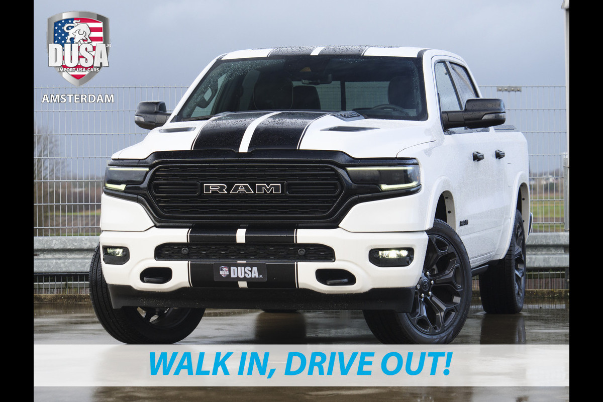 Dodge Ram | 1500 | Limited | 5.7 V8 | HEMI Night Edition | Panorama dak  | Luchtvering |  Getoonde accessoires zijn verkrijgbaar tegen meerprijs