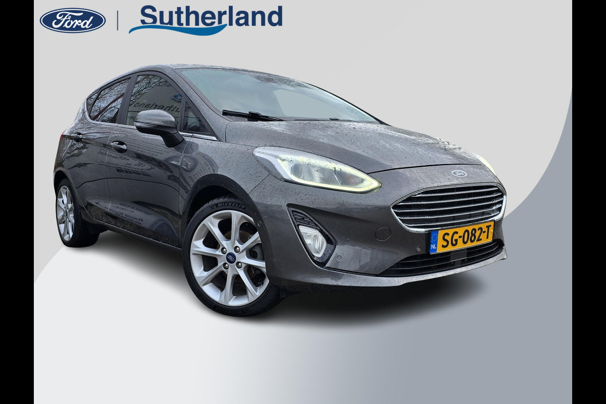 Ford Fiesta 1.0 EcoBoost Titanium 100pk | Adaptive cruise control | Winter pack | Dodehoeksensoren | Achteruitrijcamera