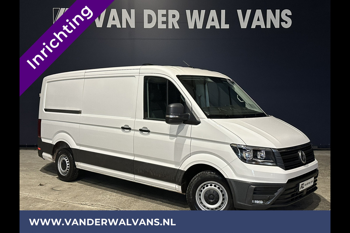 Volkswagen Crafter 2.0 TDI 141pk L3H2 L2H1 inrichting Euro6 Airco | Navigatie | Camera | Apple Carplay Android Auto, Parkeersensoren, Bijrijdersbank