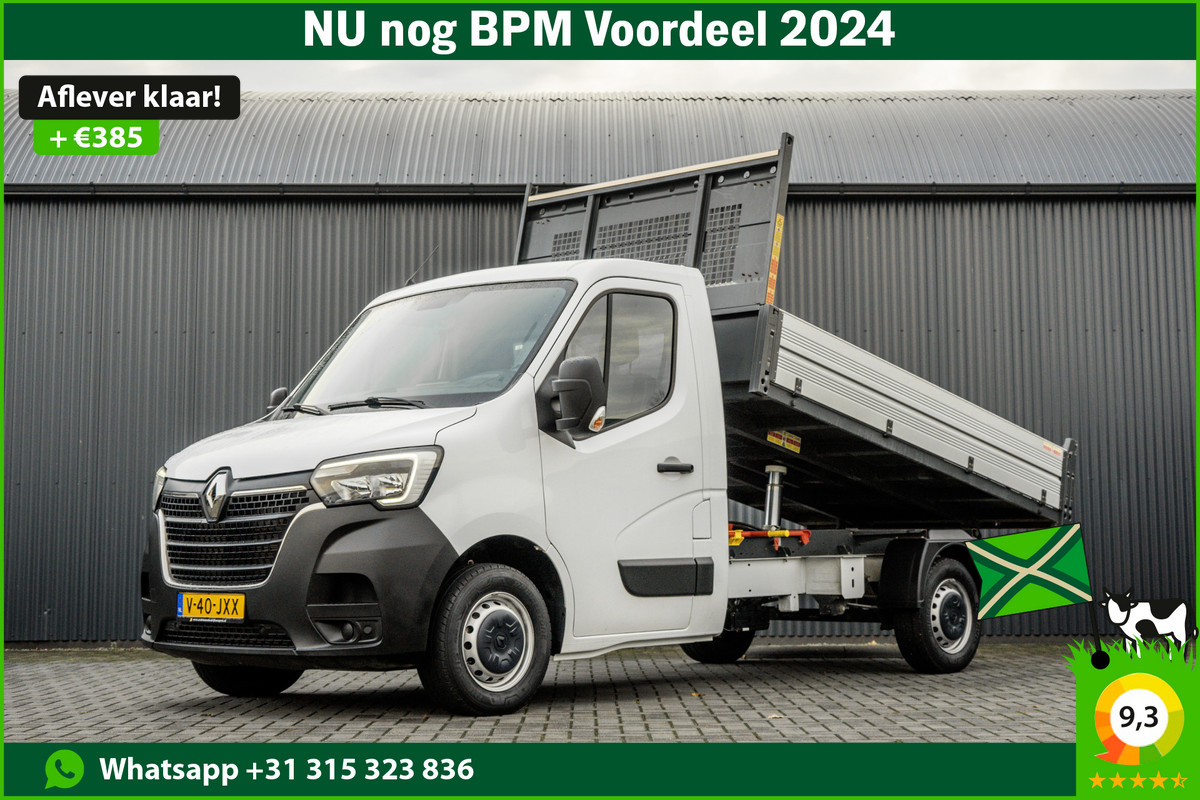 Renault Master 2.3 dCi | Kipper | 136 PK | Euro 6 | Cruise | Airco | Navigatie | LED