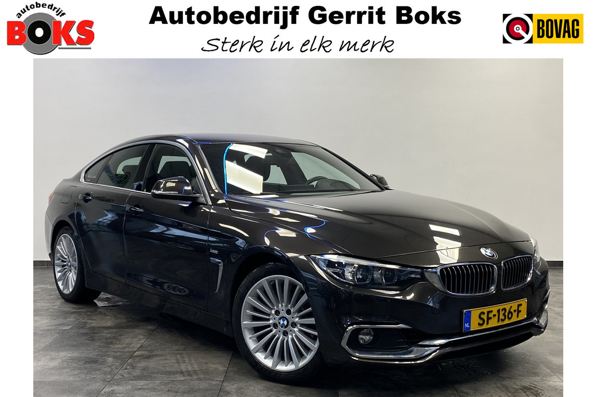 BMW 4 Serie Gran Coupé 420i Corporate Luxery Line High Executive Leder interieur Navigatie Lane Assist  Cruise Control. 18lmv