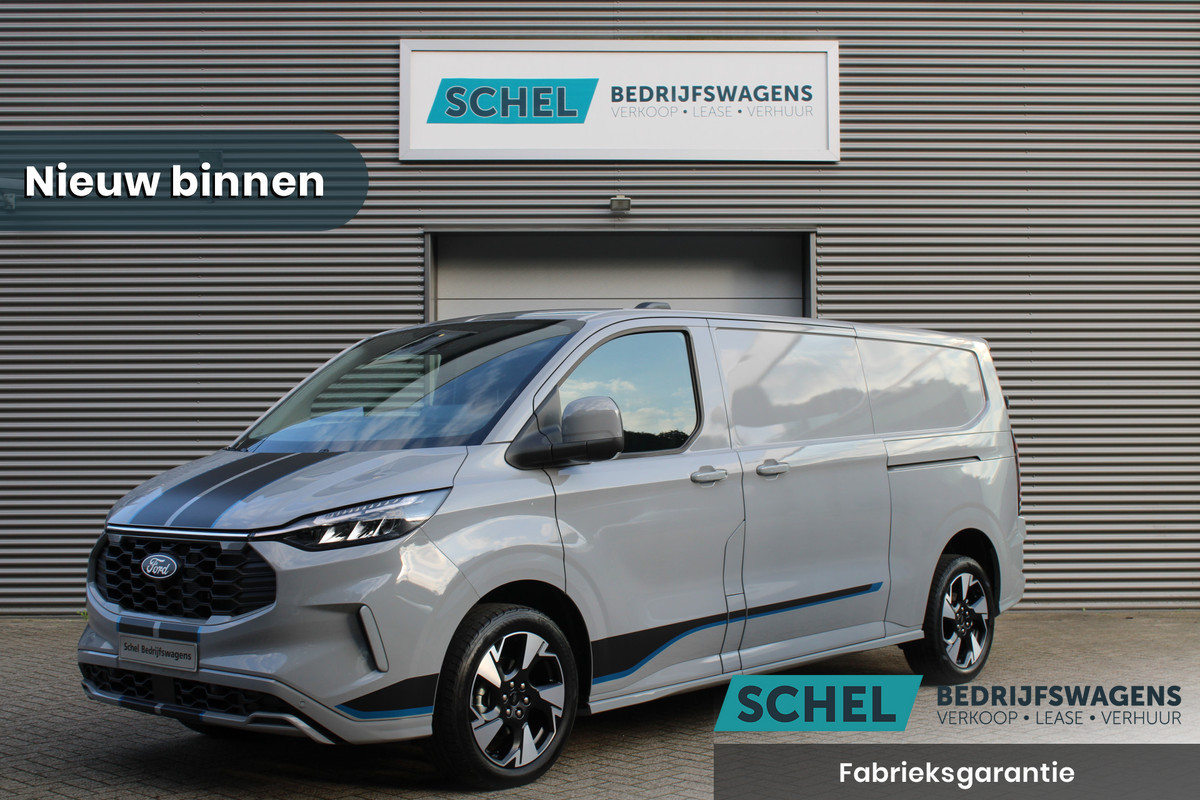 Ford Transit Custom 300 2.0 TDCI L2H1 Sport 170pk - 2x Schuifdeur - 19" LM velgen - ACC - Blind spot - Navi - Camera - Verwarmd stuur - 70l tank - R